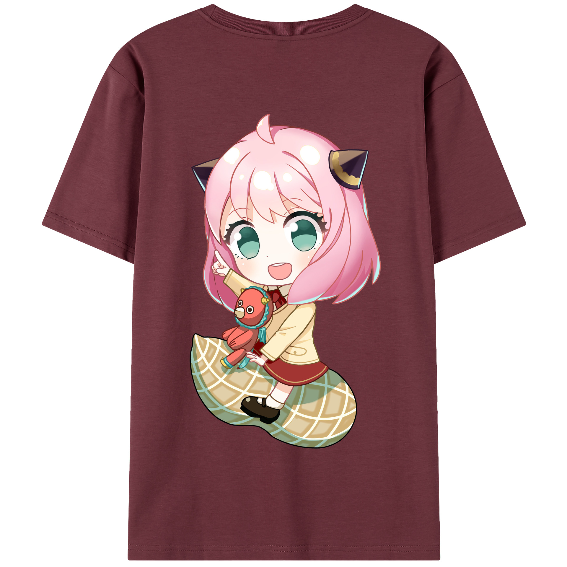 （画像用） SPY×FAMILY间谍家家酒 綿100％半袖Tシャツ（背面プリント）